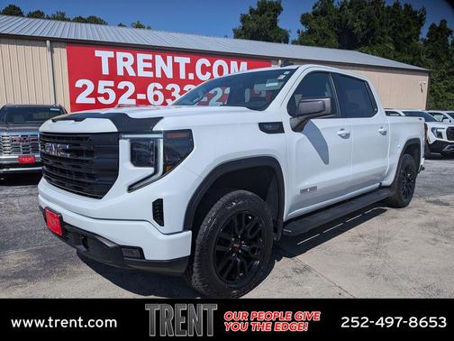 Summit White 2023 GMC Sierra 1500 Elevation