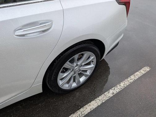 Crystal White Tricoat 2025 Cadillac CT5 Premium Luxury