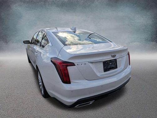 Crystal White Tricoat 2025 Cadillac CT5 Premium Luxury