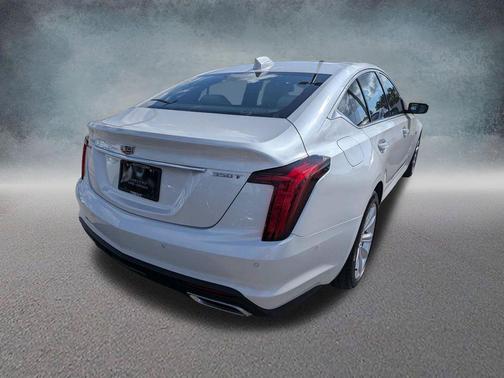 Crystal White Tricoat 2025 Cadillac CT5 Premium Luxury