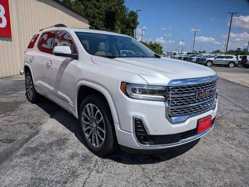 White Frost Tricoat 2023 GMC Acadia Denali