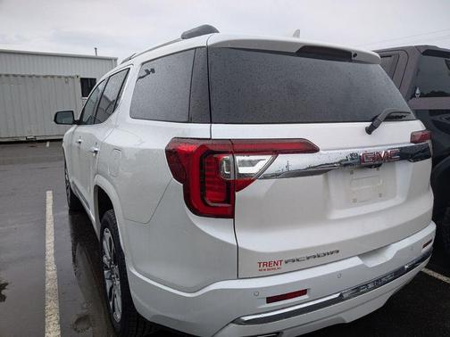 White Frost Tricoat 2023 GMC Acadia Denali