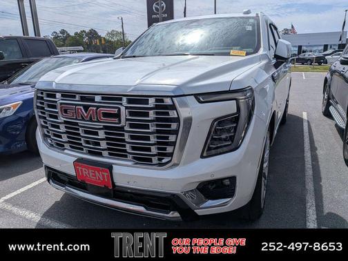 White Frost Tricoat 2025 GMC Yukon XL Denali