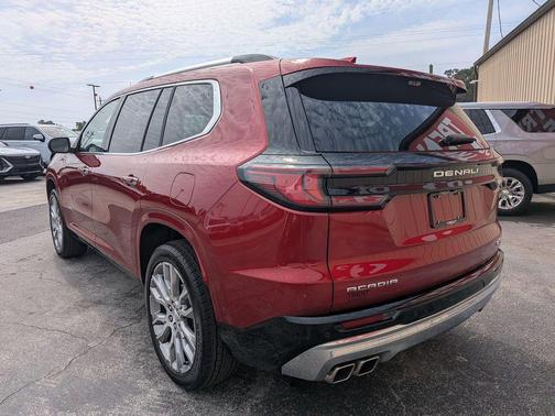 Volcanic Red Tintcoat 2025 GMC Acadia Denali