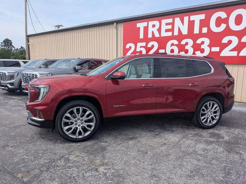 Volcanic Red Tintcoat 2025 GMC Acadia Denali