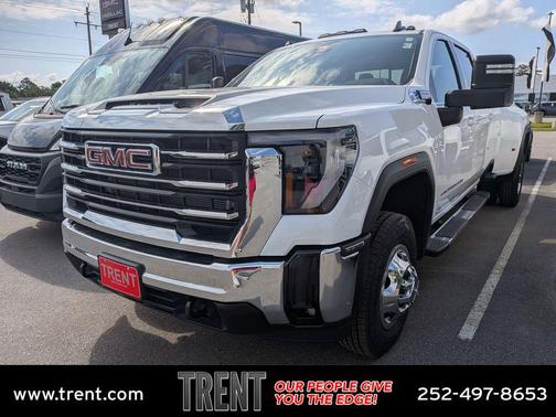 Summit White 2025 GMC Sierra 3500 SLE