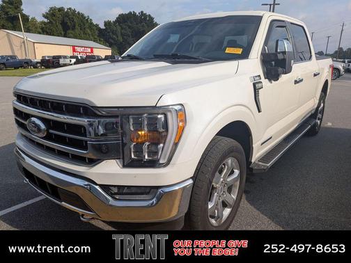 Star White Metallic Tri-Coat 2023 Ford F-150 Lariat
