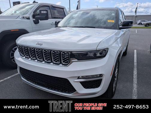 Bright White Clearcoat 2023 Jeep Grand Cherokee Summit