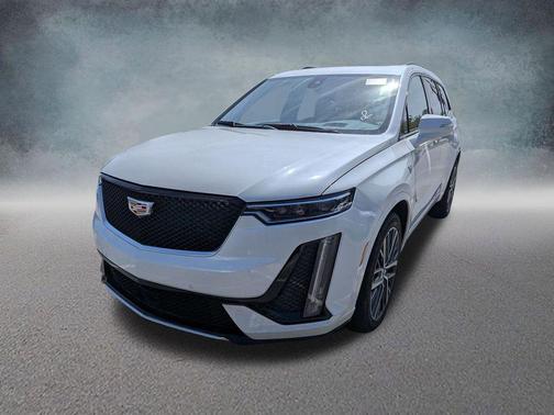 Crystal White Tricoat 2024 Cadillac XT6 Sport AWD