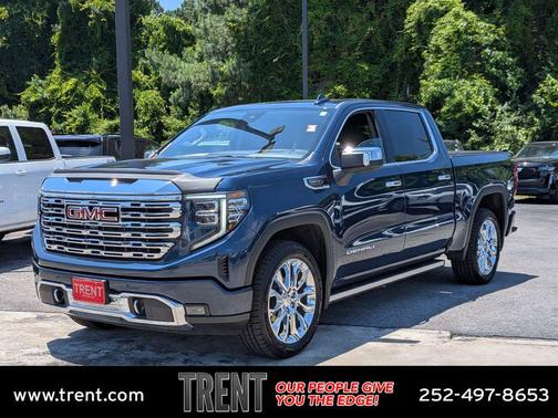 Pacific Blue Metallic 2023 GMC Sierra 1500 Denali