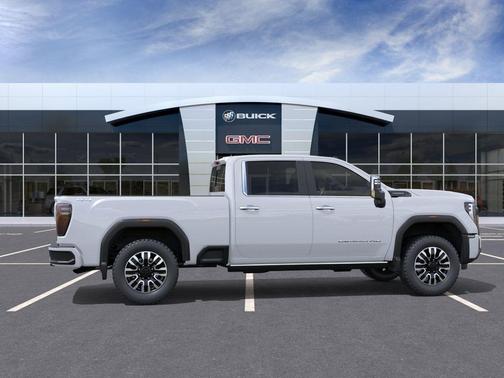 Glacier White Tricoat 2026 GMC Sierra 2500 Denali Ultimate