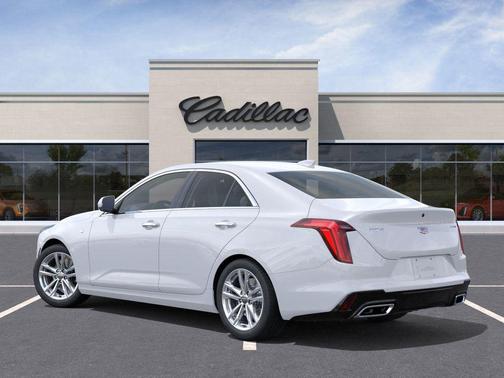 Summit White 2026 Cadillac CT4 Luxury RWD