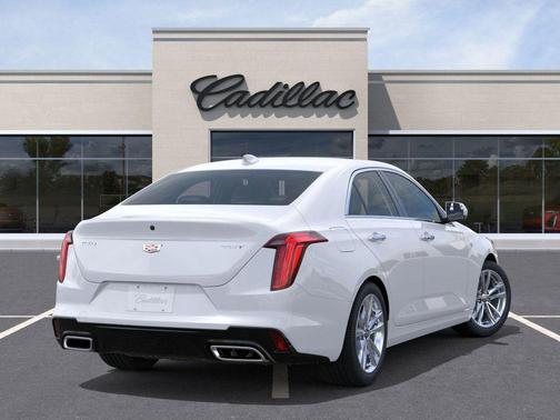 Summit White 2026 Cadillac CT4 Luxury RWD