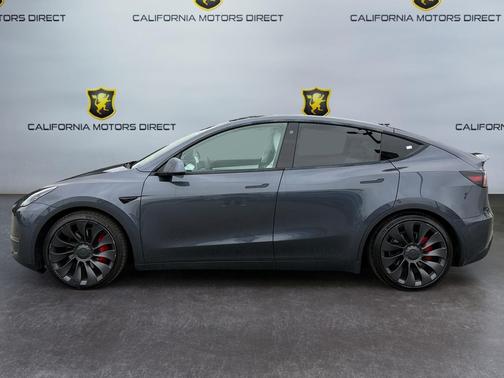 Gray 2022 Tesla Model Y Performance Dual Motor All-Wheel Drive