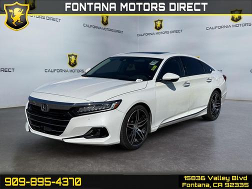 Platinum White Pearl 2022 Honda Accord Touring 2.0T