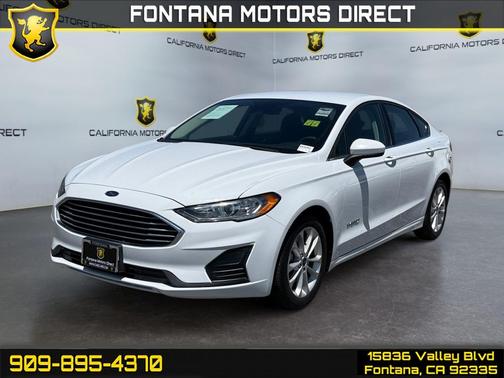 OXFORD WHITE 2019 Ford Fusion Hybrid SE