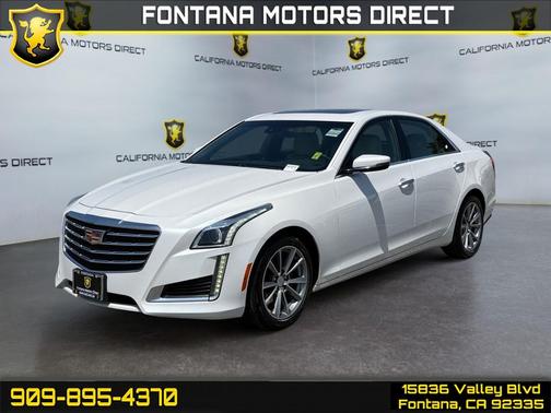 Crystal White Tricoat 2017 Cadillac CTS 3.6L Luxury