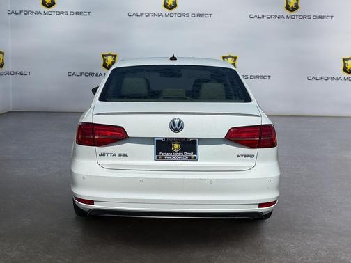 Oryx White Pearl 2016 Volkswagen Jetta Hybrid SEL Premium