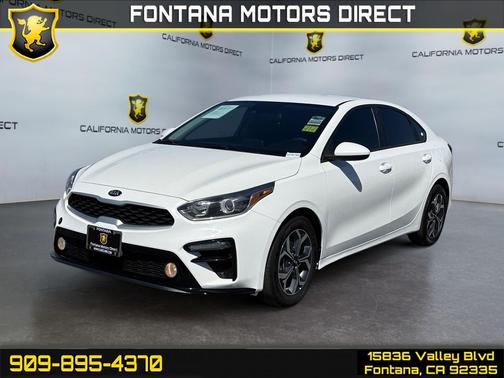 Clear White 2021 Kia Forte LXS