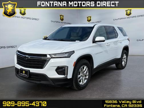 Summit White 2023 Chevrolet Traverse LS
