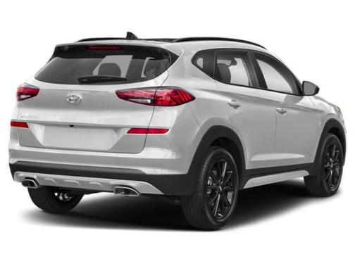 Dazzling White 2019 Hyundai TUCSON Night