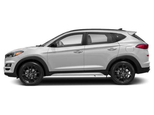 Dazzling White 2019 Hyundai TUCSON Night