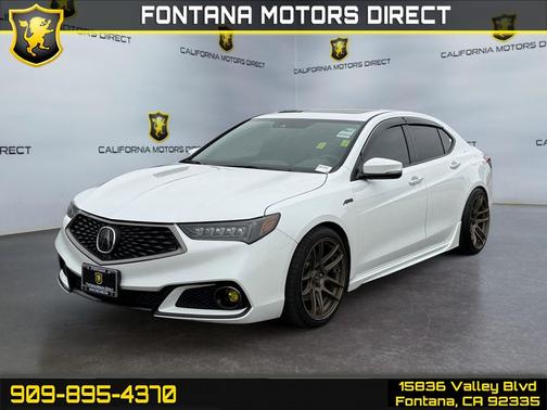 Platinum White Pearl 2020 Acura TLX Technology