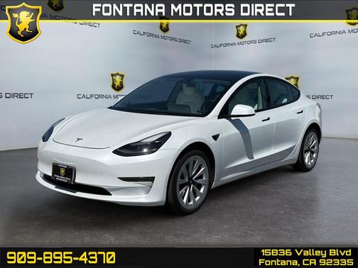 Pearl White Multi-Coat 2022 Tesla Model 3 Long Range