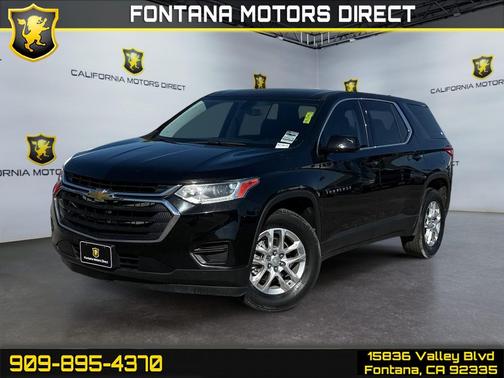 Mosaic Black Metallic 2021 Chevrolet Traverse LS