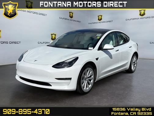 Pearl White Multi-Coat 2023 Tesla Model 3 Standard Range