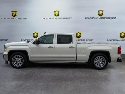 White Diamond Tricoat 2015 GMC Sierra 1500 SLT