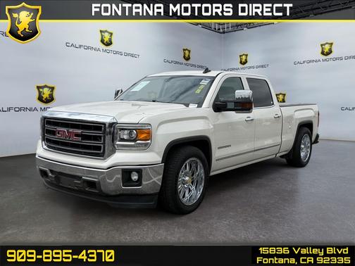 White Diamond Tricoat 2015 GMC Sierra 1500 SLT