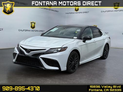 Midnight Black Metallic 2023 Toyota Camry XSE
