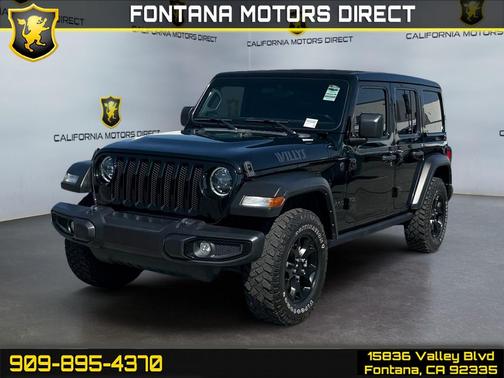 Black Clearcoat 2023 Jeep Wrangler Willys