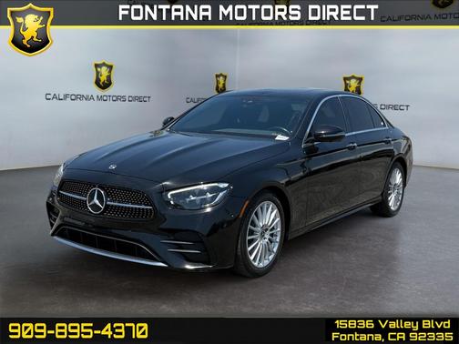 Black 2021 Mercedes-Benz E-Class RWD Sedan
