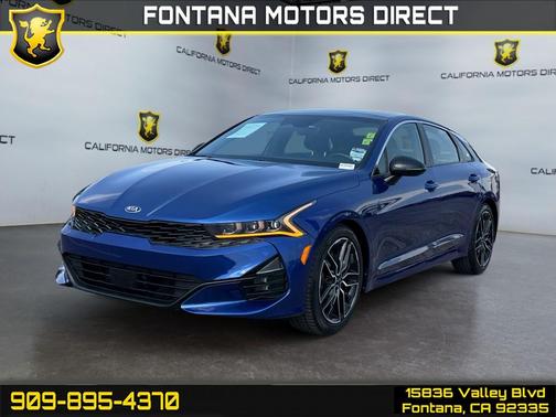 Sapphire Blue 2021 Kia K5 GT
