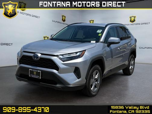 Silver Sky Metallic 2023 Toyota RAV4 Hybrid LE