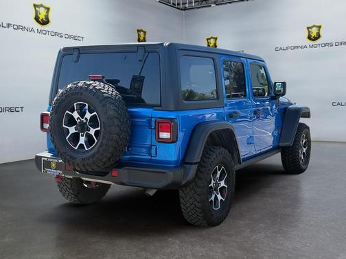 Hydro Blue Pearlcoat 2021 Jeep Wrangler Unlimited Rubicon
