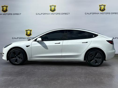 Pearl White Multi-Coat 2021 Tesla Model 3 Standard Range Plus