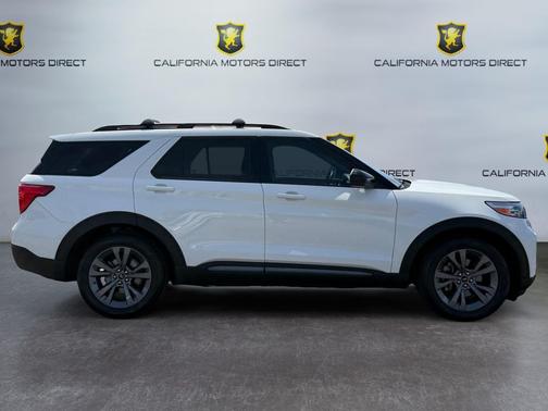 Star White Metallic Tri-Coat 2023 Ford Explorer XLT