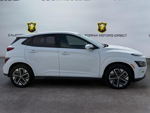 Lunar White 2023 Hyundai KONA EV SE