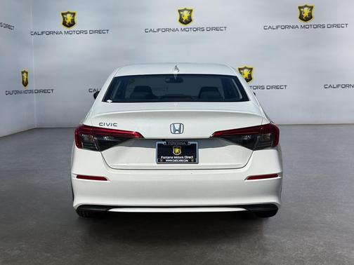 Platinum White Pearl 2023 Honda Civic EX