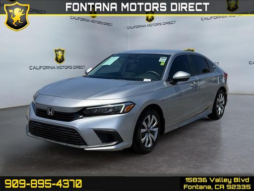 Lunar Silver Metallic 2023 Honda Civic LX
