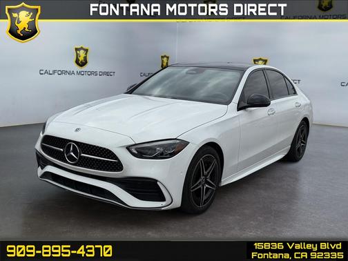Polar White 2023 Mercedes-Benz C-Class Sedan