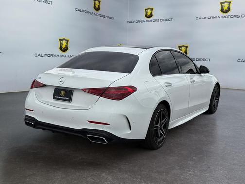 Polar White 2023 Mercedes-Benz C-Class Sedan