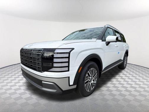 Creamy White Pearl 2026 Hyundai Palisade Hybrid Blue SEL Premium 7P
