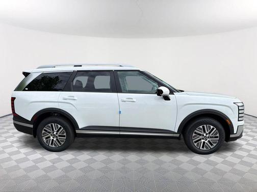 Creamy White Pearl 2026 Hyundai Palisade Hybrid Blue SEL Premium 7P
