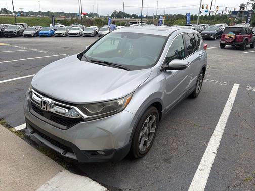 Lunar Silver Metallic 2018 Honda CR-V EX-L
