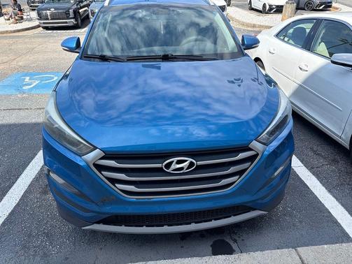 Aqua Blue 2018 Hyundai TUCSON Sport