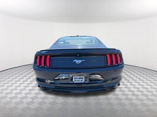 Shadow Black 2018 Ford Mustang EcoBoost Premium